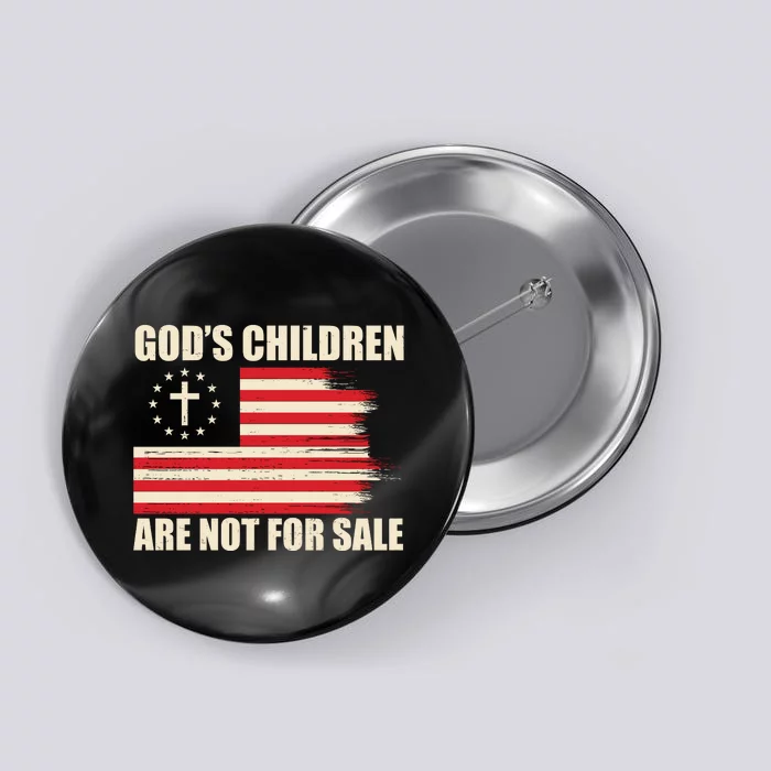 Gods Children Are Not For Sale Funny Christian Quote Button