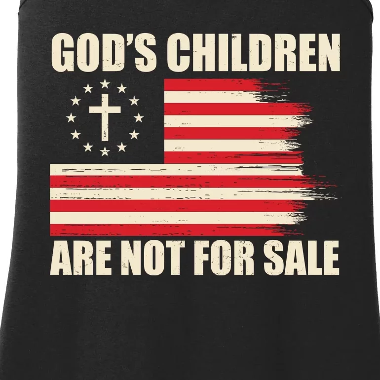 Gods Children Are Not For Sale Funny Christian Quote Ladies Essential Tank