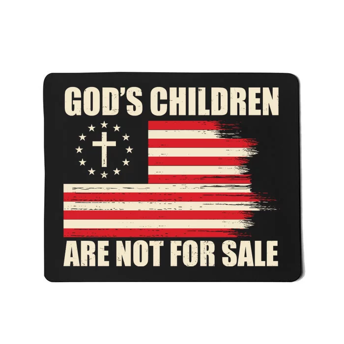 Gods Children Are Not For Sale Funny Christian Quote Mousepad