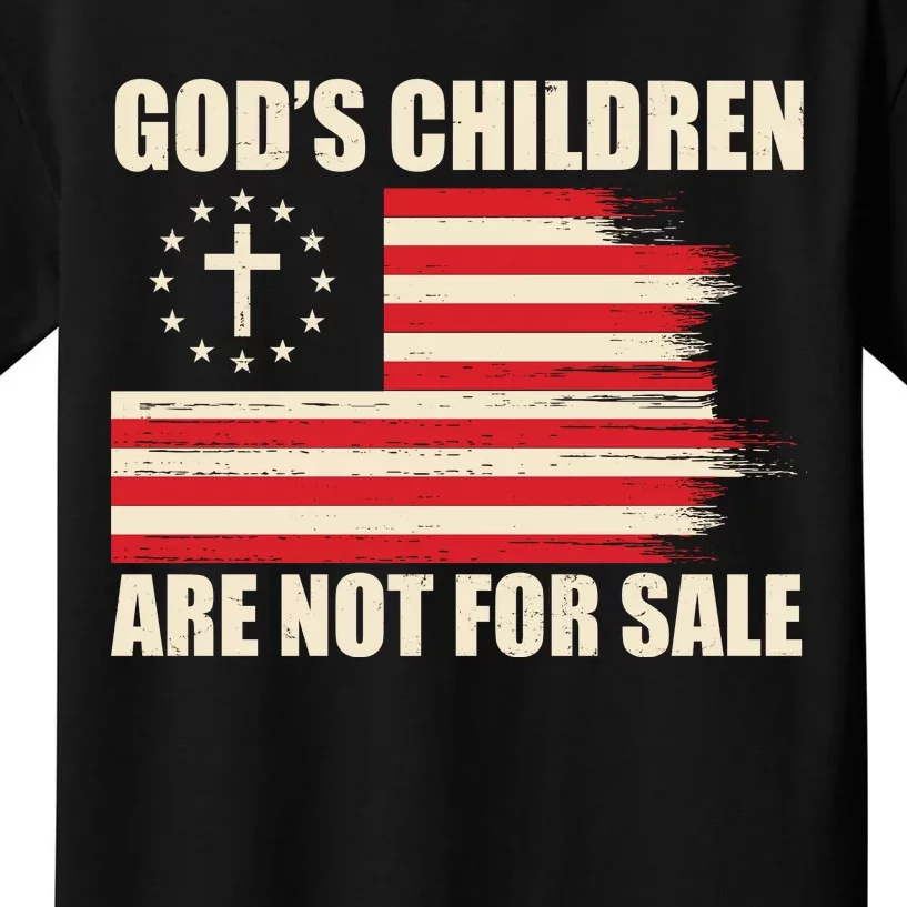 Gods Children Are Not For Sale Funny Christian Quote Kids T-Shirt