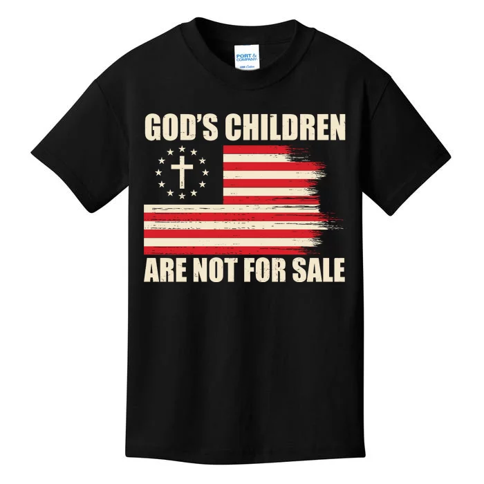 Gods Children Are Not For Sale Funny Christian Quote Kids T-Shirt