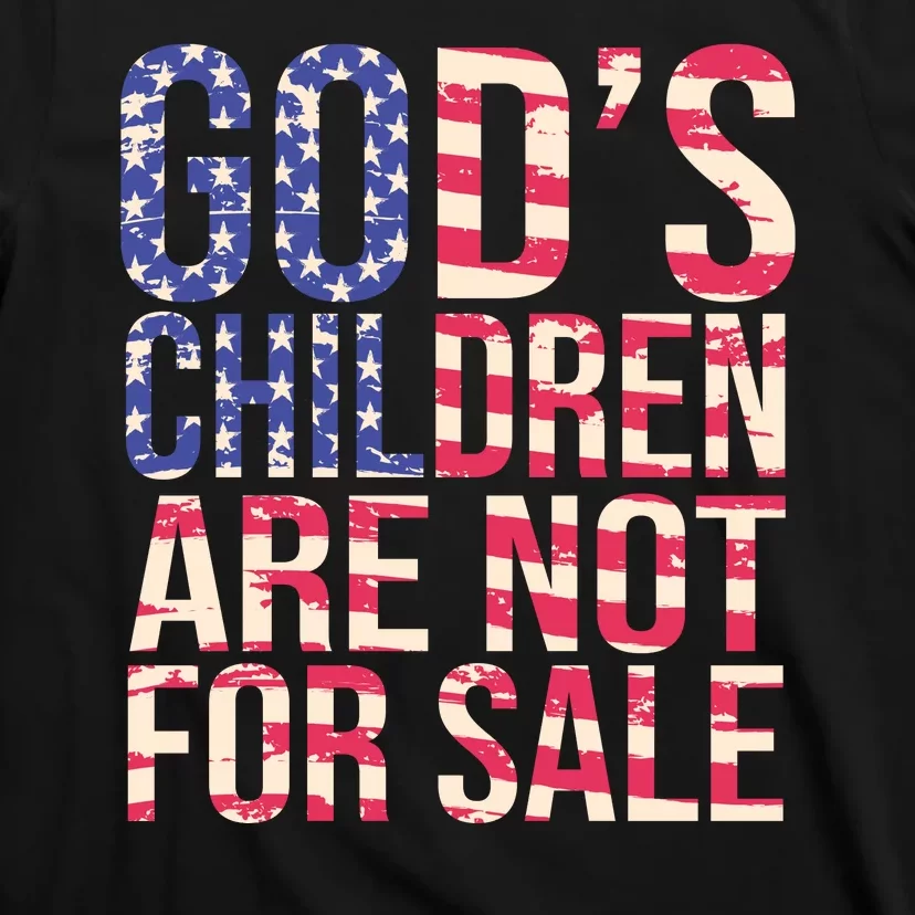 Gods Children Are Not For Sale USA Style T-Shirt