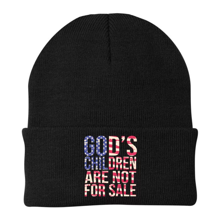 Gods Children Are Not For Sale USA Style Knit Cap Winter Beanie