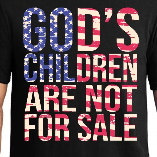 Gods Children Are Not For Sale USA Style Pajama Set