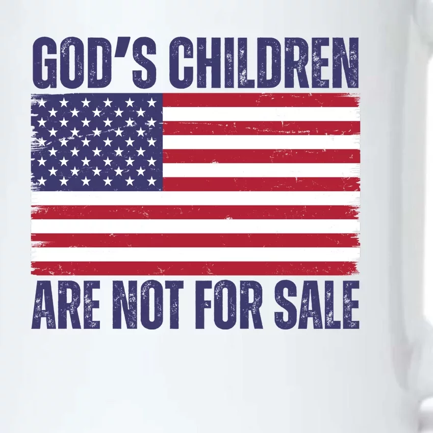 Gods Children Are Not For Sale Funny Political Black Color Changing Mug