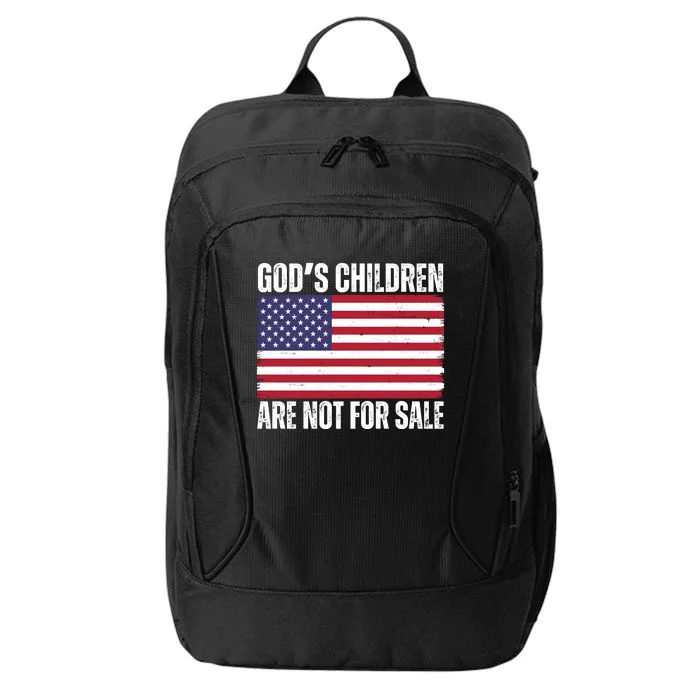 Gods Children Are Not For Sale Funny Political City Backpack