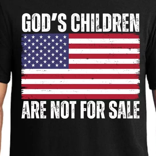 Gods Children Are Not For Sale Funny Political Pajama Set