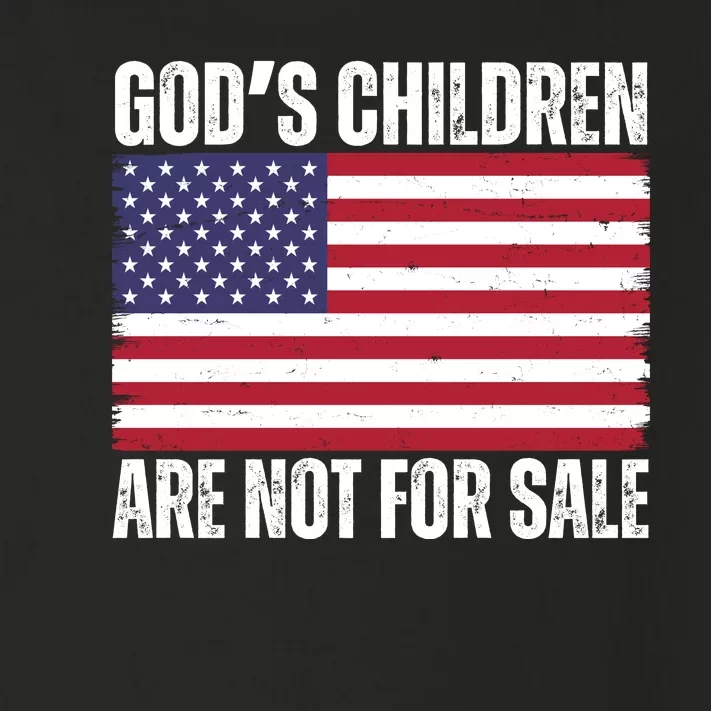 Gods Children Are Not For Sale Funny Political Toddler Long Sleeve Shirt