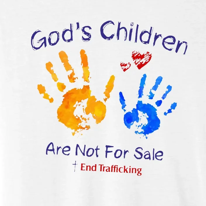 God's Children Are Not For Sale Hand Prints ChromaSoft Performance T-Shirt