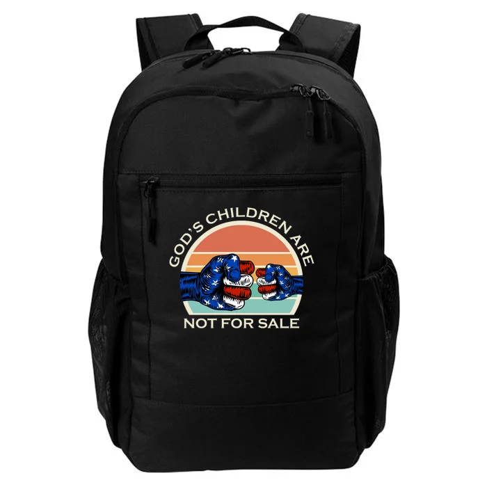 Gods Children Are Not For Sale Politcal USA Daily Commute Backpack