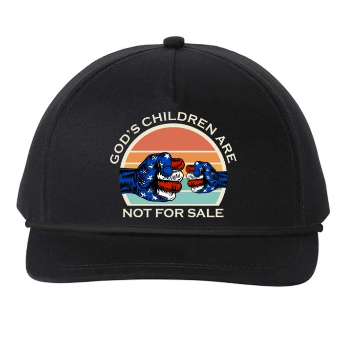 Gods Children Are Not For Sale Politcal USA Snapback Five-Panel Rope Hat