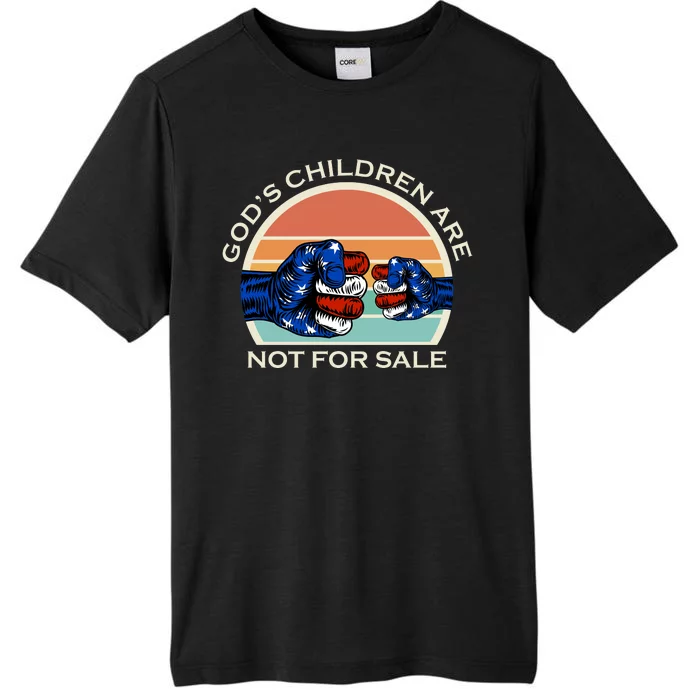 Gods Children Are Not For Sale Politcal USA ChromaSoft Performance T-Shirt