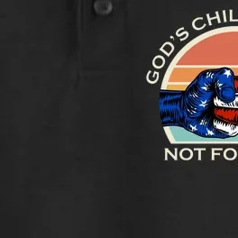 Gods Children Are Not For Sale Politcal USA Dry Zone Grid Performance Polo