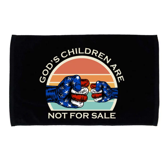 Gods Children Are Not For Sale Politcal USA Microfiber Hand Towel