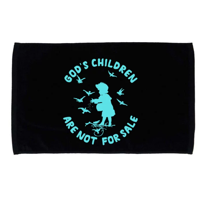 Gods Children Are Not For Sale Microfiber Hand Towel