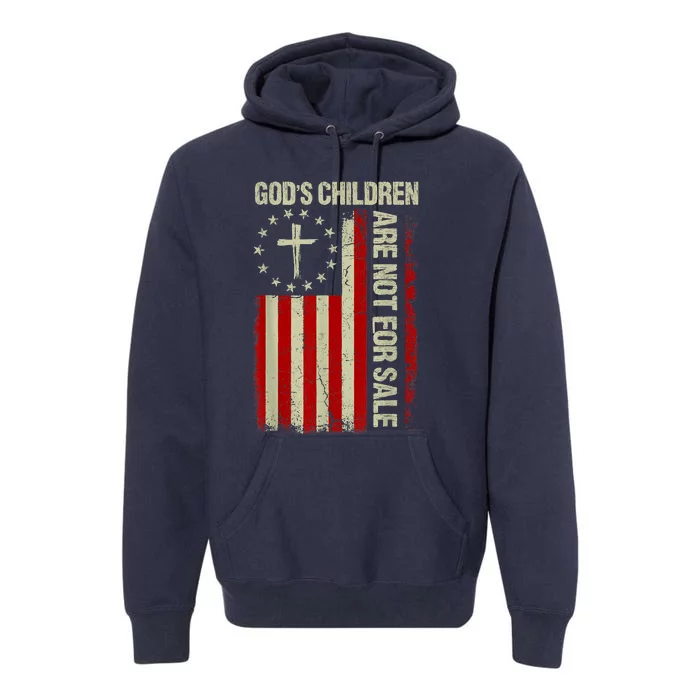 Gods Children Are Not For Sale Funny Quote Gods Children Premium Hoodie