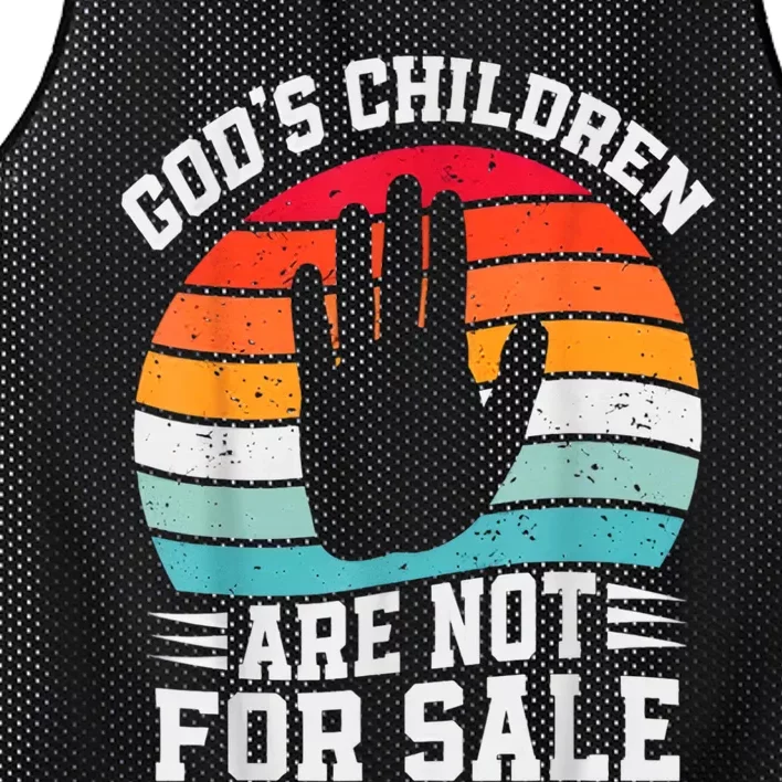 Gods Children Are Not For Sale End Human Trafficking Human Rights Mesh Reversible Basketball Jersey Tank