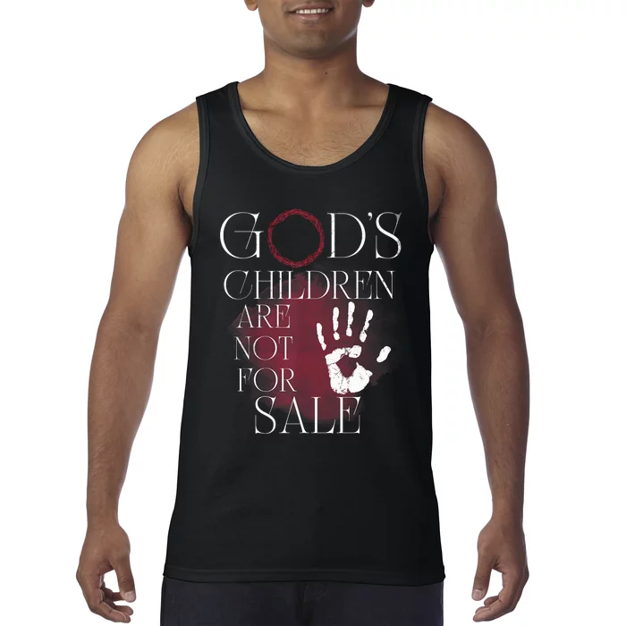 Gods Children Are Not For Sale For Children Family Tank Top