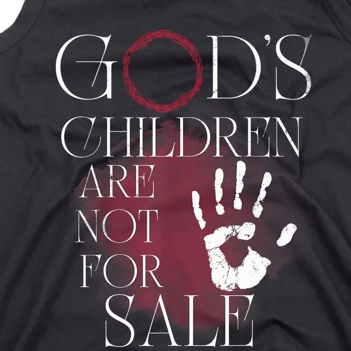 Gods Children Are Not For Sale For Children Family Tank Top