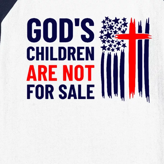 Gods Children Are Not For Sale Stop Human Trafficking Human Rights Baseball Sleeve Shirt