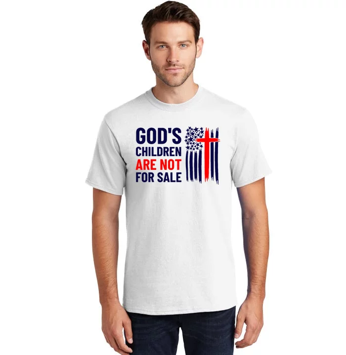 Gods Children Are Not For Sale Stop Human Trafficking Human Rights Tall T-Shirt