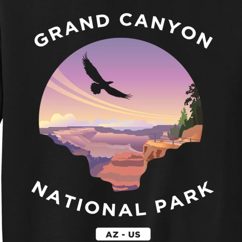 Grand Canyon Arizona Us National Park Travel Hiking Cute Gift Tall Sweatshirt