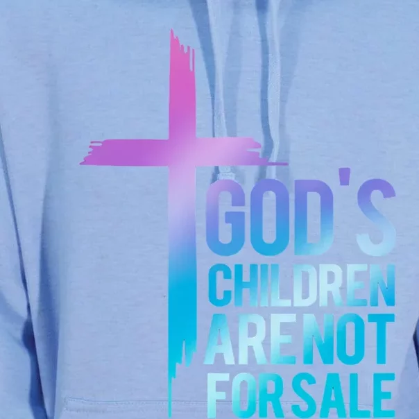 Gods Children Are Not For Sale Protect Children Unisex Surf Hoodie