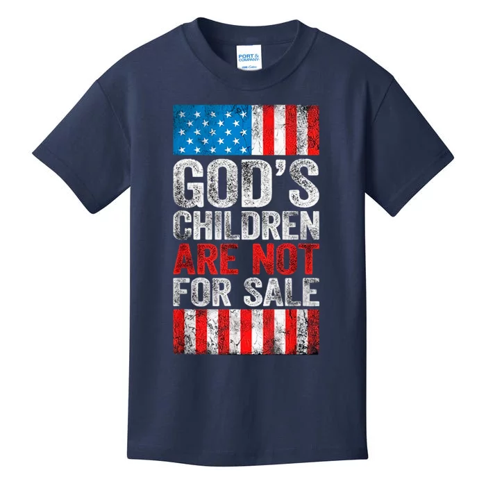 Gods Children Are Not For Sale Protect Children Kids T-Shirt