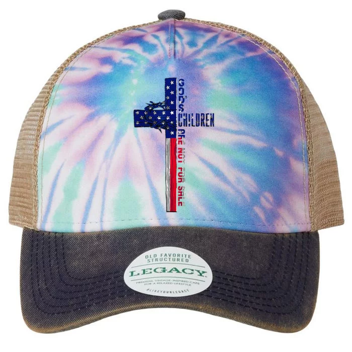 Gods Children Are Not For Sale Embracing Sound Of Freedom Legacy Tie Dye Trucker Hat