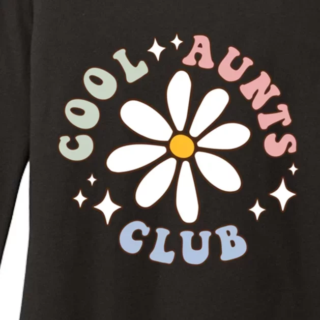 Groovy Cool Aunts Club Groovy Funny Trendy Words Great Gift Womens CVC Long Sleeve Shirt