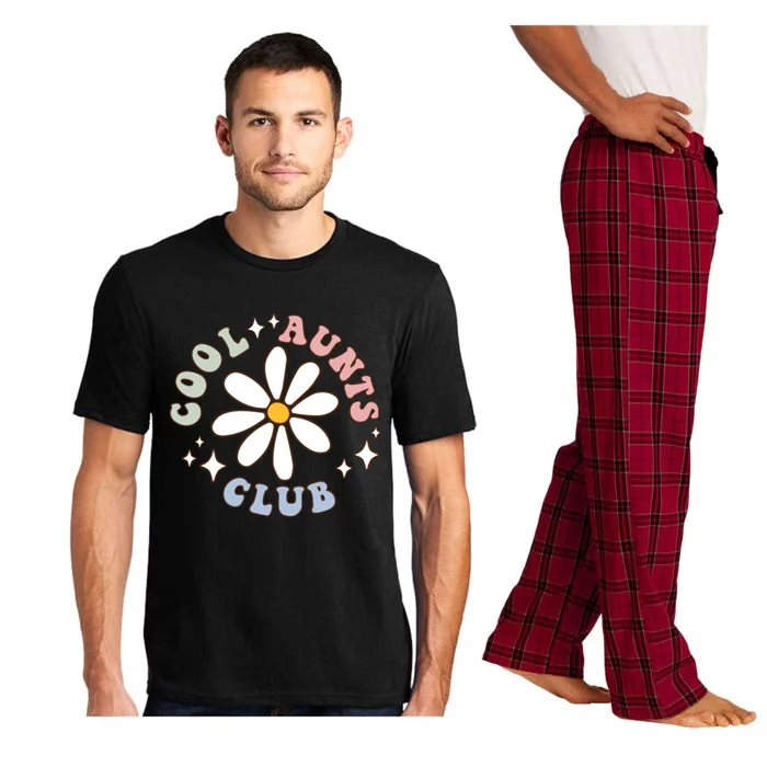 Groovy Cool Aunts Club Groovy Funny Trendy Words Great Gift Pajama Set