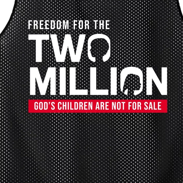 Gods Children Are Not For Sale Freedom For The Two Million Mesh Reversible Basketball Jersey Tank