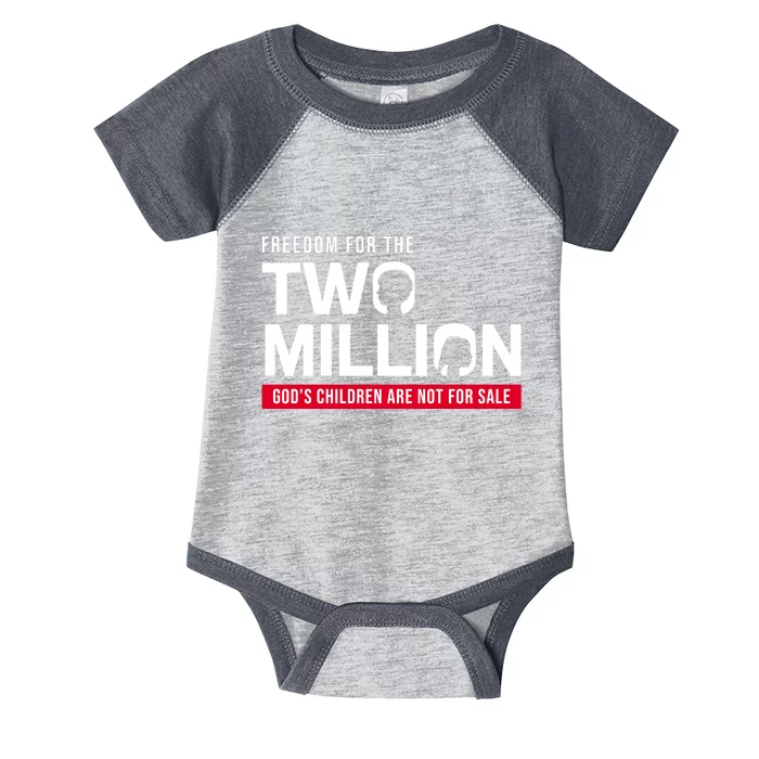 Gods Children Are Not For Sale Freedom For The Two Million Infant Baby Jersey Bodysuit