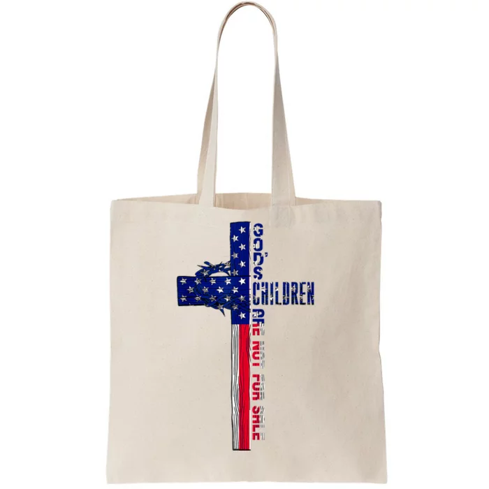 Gods Children Are Not For Sale: Embracing Sound Of Freedom Tote Bag