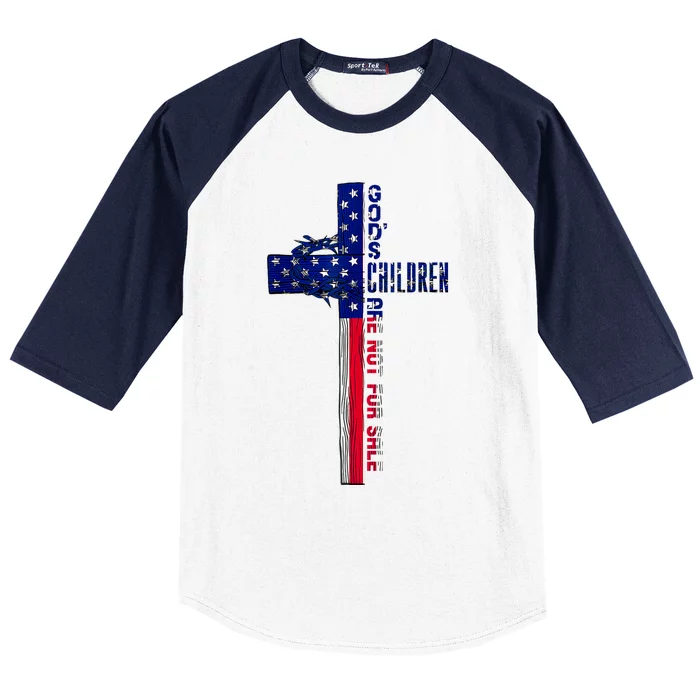 Gods Children Are Not For Sale: Embracing Sound Of Freedom Baseball Sleeve Shirt