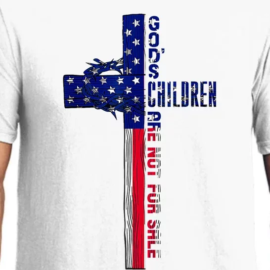 Gods Children Are Not For Sale: Embracing Sound Of Freedom Pajama Set