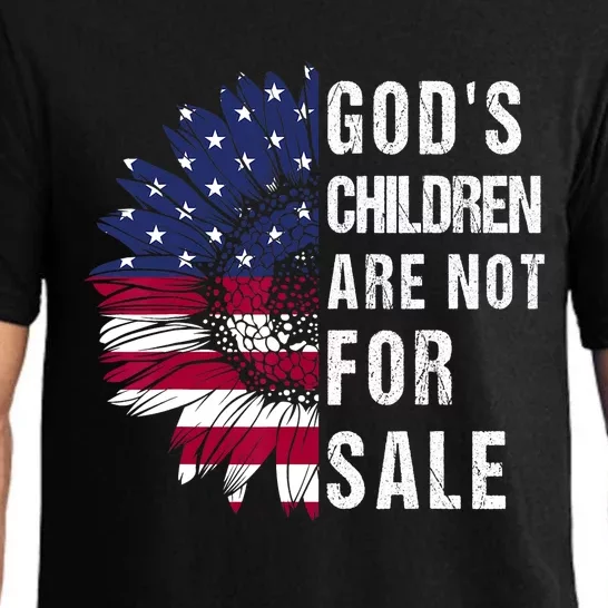 Gods Children Are Not For Sale Funny Political Pajama Set