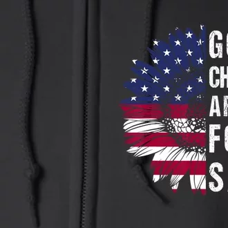 Gods Children Are Not For Sale Funny Political Full Zip Hoodie