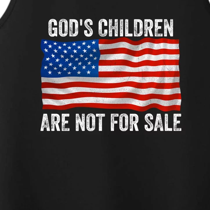 Gods Children Are Not For Sale Performance Tank