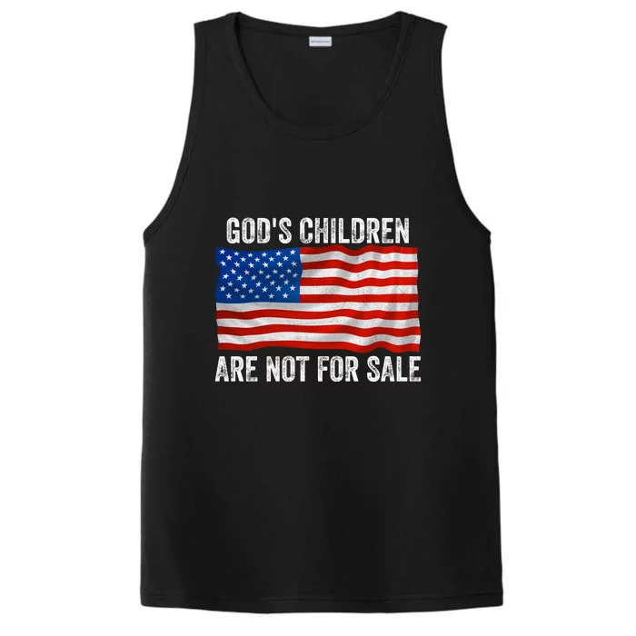 Gods Children Are Not For Sale Performance Tank