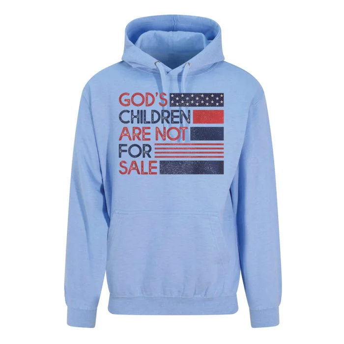 Gods Children Are Not For Sale Protect Children Unisex Surf Hoodie