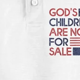 Gods Children Are Not For Sale Protect Children Dry Zone Grid Performance Polo