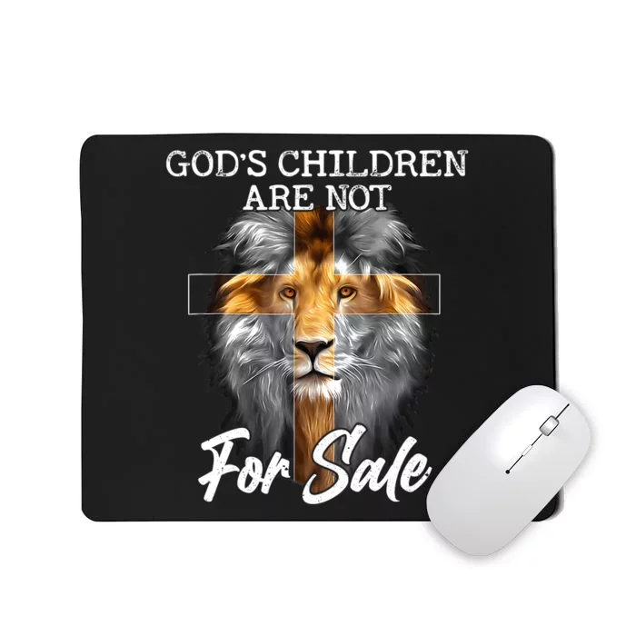 Gods Children Are Not For Sale Funny Quote Mousepad