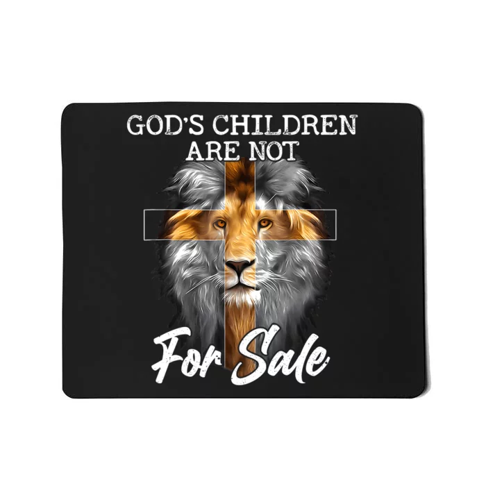 Gods Children Are Not For Sale Funny Quote Mousepad