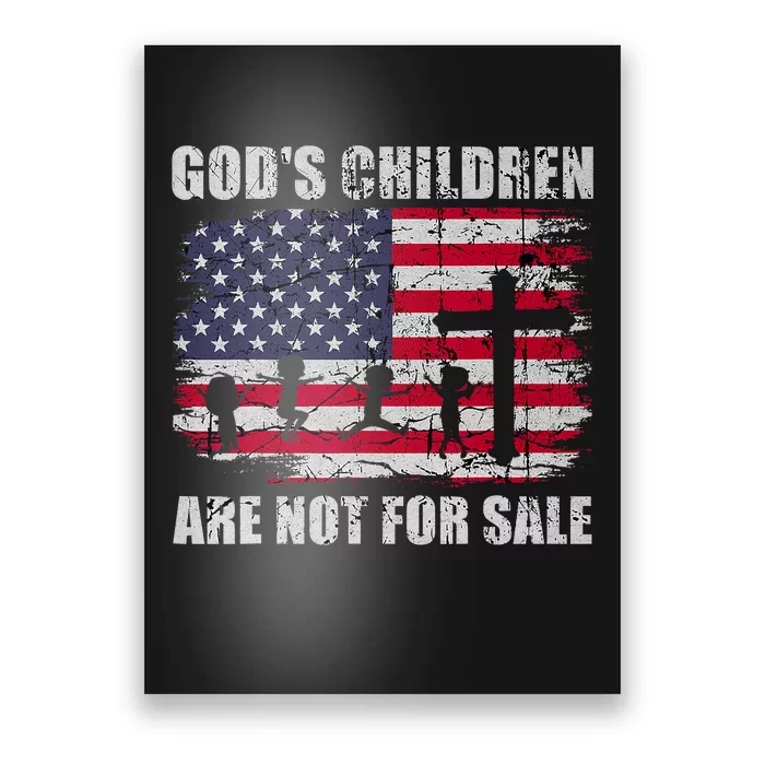 Gods Children Are Not For Sale Christ Christian Vintage Poster