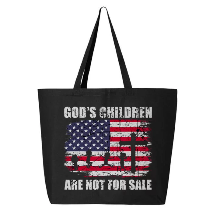 Gods Children Are Not For Sale Christ Christian Vintage 25L Jumbo Tote