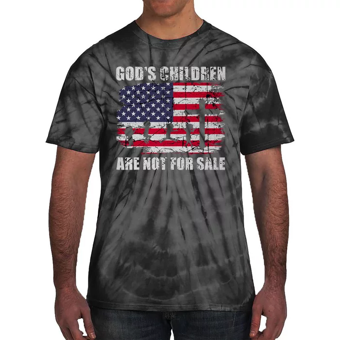 Gods Children Are Not For Sale Christ Christian Vintage Tie-Dye T-Shirt