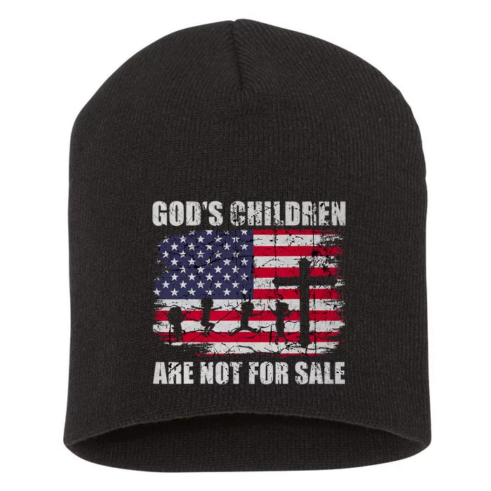 Gods Children Are Not For Sale Christ Christian Vintage Short Acrylic Beanie