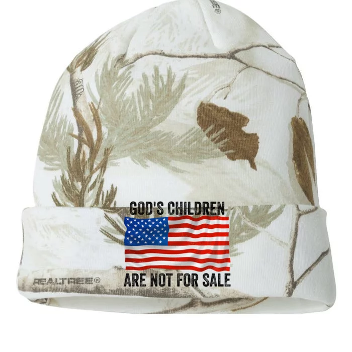 Gods Children Are Not For Sale Kati - 12in Camo Beanie