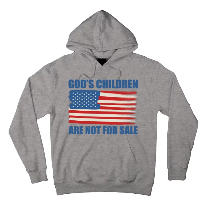 Gods Children Are Not For Sale USA Flag Hoodie